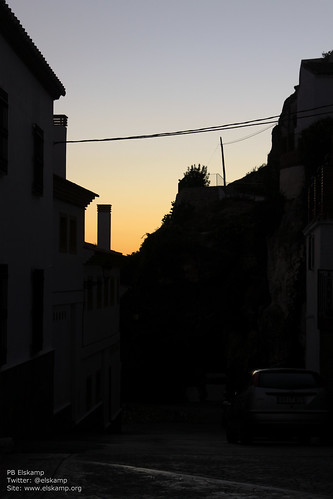 sunset spain andalucia comares puebloblanco