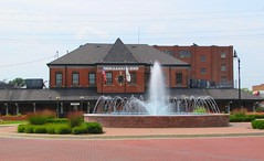 Train Station & Fountain