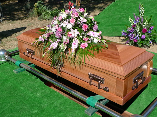 Ava Nell's coffin