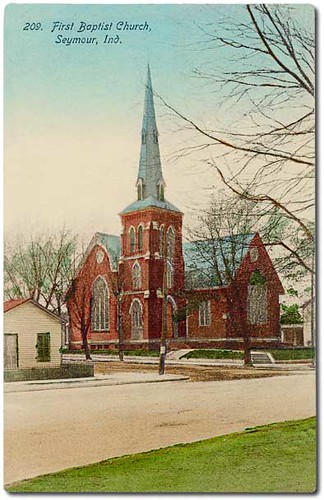 houses usa color history buildings churches indiana streetscene seymour residential jacksoncounty hoosierrecollections
