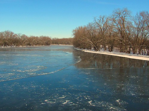 cold ice wisconsin river freezing afton rockriver