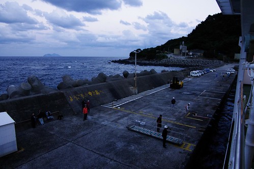 sea japan ferry port island kagoshima tokara toshima da1645mm 口之島 トカラ列島 十島村 フェリーとしま