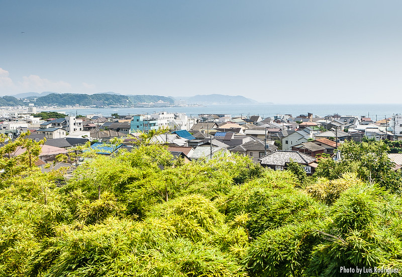 Vistas de la bahía de Kamakura