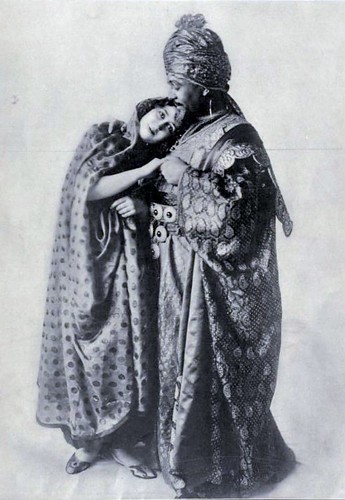 Edwardian Theatre - Rita Jolivet and Otis Skinner in Edward Knoblauch's oriental play 'Kismet' in 1912