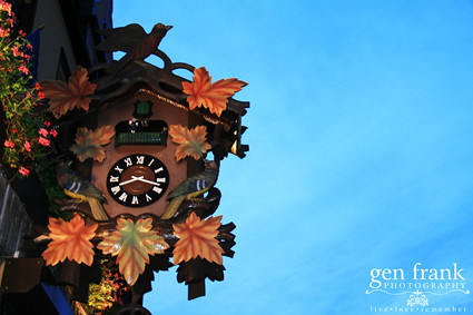 sunset bird clock horizontal canon germany outdoors photography europe dusk nopeople copyspace contiki stgoar romannumeral cuckooclock gfp canoncamera colorimage colourimage horizontalimage genfrankphotography