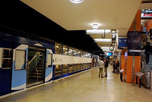 RER train at Gare du Nord