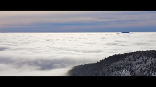 morning winter snow clouds skiing cinematic abovetheclouds goremountain addirondacks