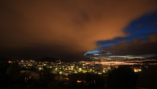 city clouds tasmania hobart lightpollution project365 pad2010 nostartrailstonight