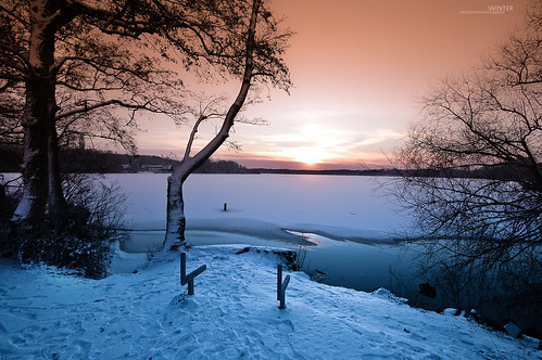 winter lake cold ice nature water germany frozen nikon seat freeze d40