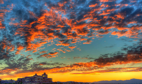 sunset arizona sky cloud paintshop 50mm nikon glendale az hdr photomatix d700 zanjero