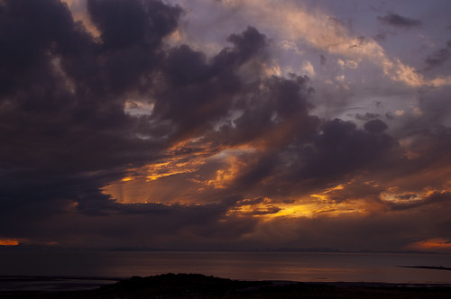 sunset reflection antelopeisland