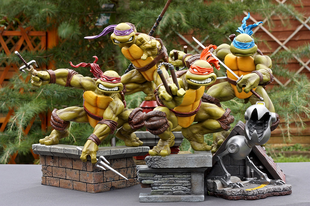 Turtles collections. TMNT Statue. TMNT статуя. Sideshow Statues. Черепашки ниндзя Sideshow.