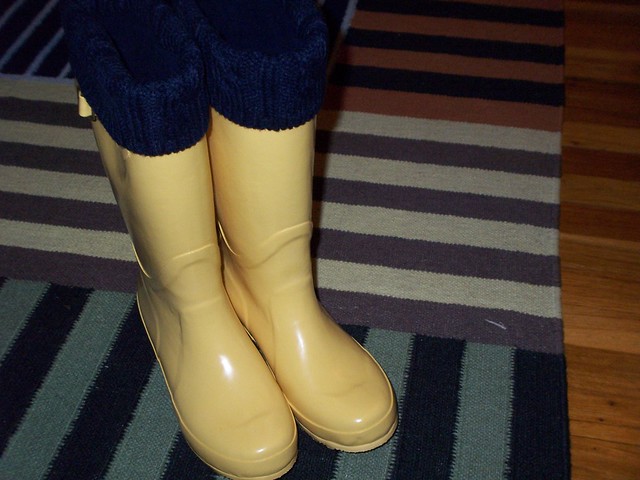 l.l. bean with wellie warmers