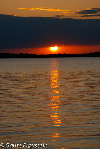 sunset red sea sky orange usa lake minnesota yellow clouds solnedgang leech