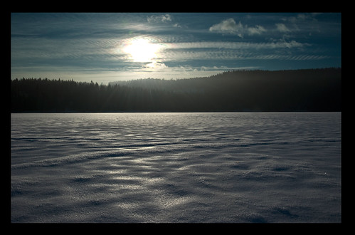 winter lake snow ice night forest sunrise nikon d700