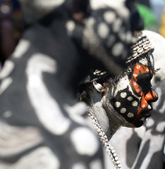 Skeletons or Omo Bugamo at the Mount Hagen Festival