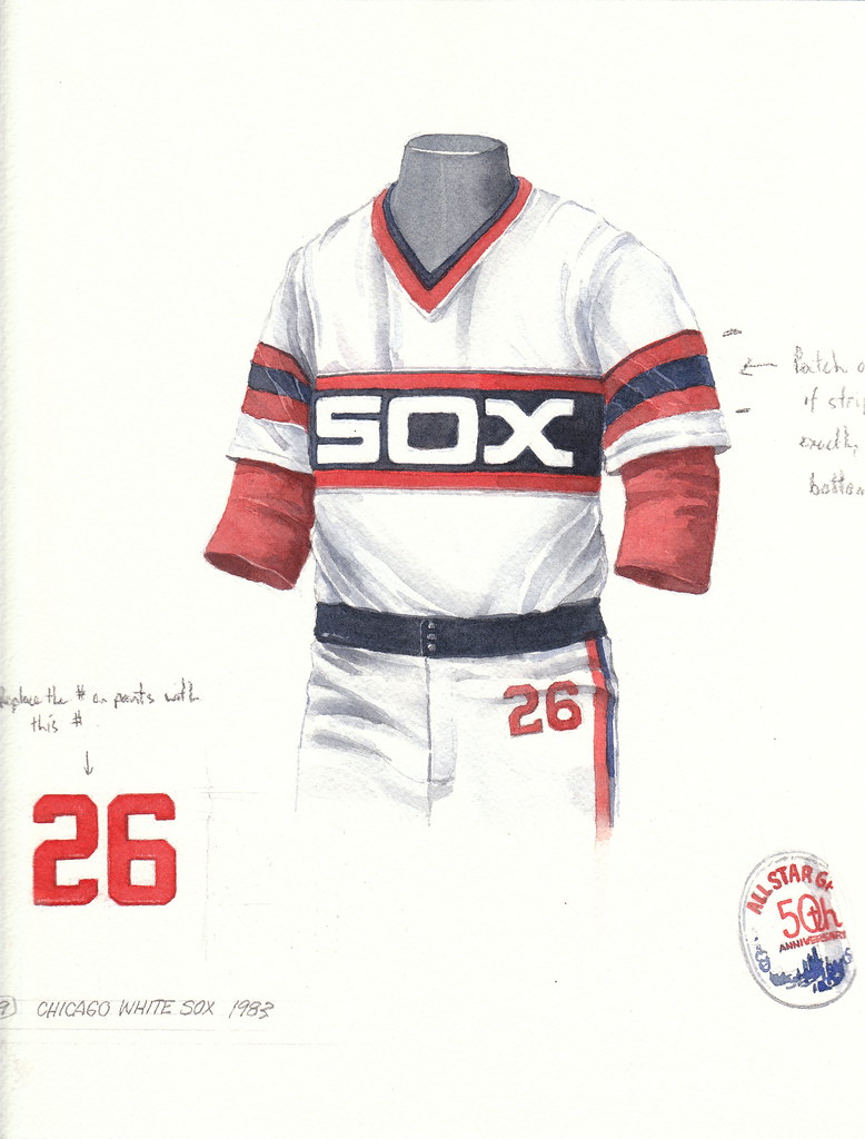 1983 chicago white sox jersey