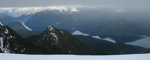 mountain lake snow canada bc britishcolumbia peak summit stavelake fraservalley mountcrickmer