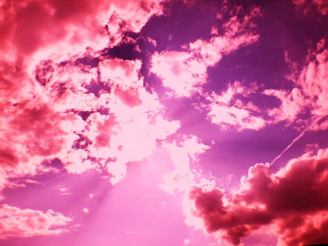 sky pink clouds cloudy | Flickr - Photo Sharing!