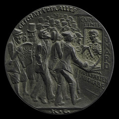 Goetz Lusitania medal reverse