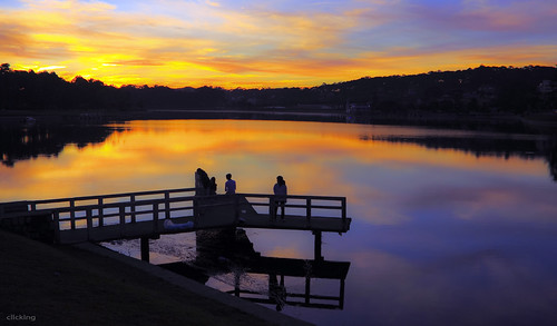 lighting bridge light sky people cloud lake reflection beautiful silhouette sunrise wonderful landscape colorful cloudy vibrant vietnam lovely dalat vibrance hồxuânhương bìnhminh vietnameselandscape bestcapturesaoi elitegalleryaoi