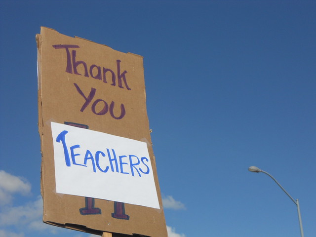 Thank You TEACHERS from Flickr via Wylio