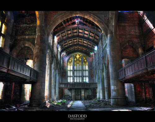 abandoned church cathedral indiana gary hdr decayed urbex citymethodist