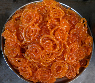 jalebi, an Indian sweet