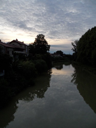 sunset france reflections river tramonto fiume riflessi francia arros plaisance