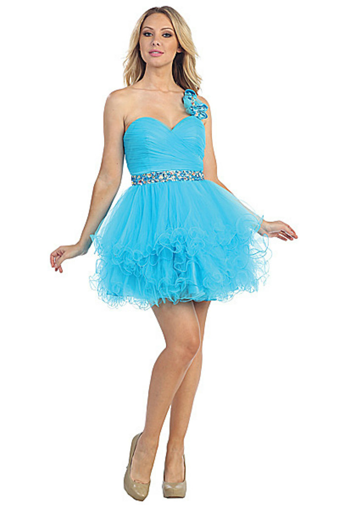 Fun Short Tutu Prom Sweet 16 Party Dress Special Occasion Formal Gown ...