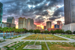 Tampa Sunrise from Curtis Hixon Park
