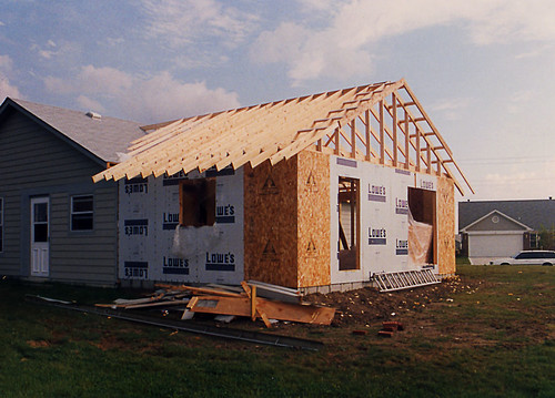 house construction 1995 addition