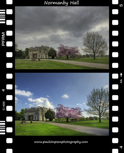 uk trees england nature grass sunshine clouds spring blossom path bluesky cherryblossom hdr scunthorpe filmstrip litterbin countrypark northlincolnshire normanbyhall normanbypark northlincs april2011 southhumberside paulsimpsonphotography