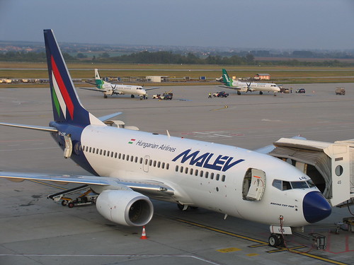Málev at Ferihegy Airport, Budapest