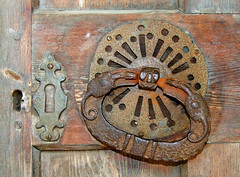 14th Century dragons on the door handle