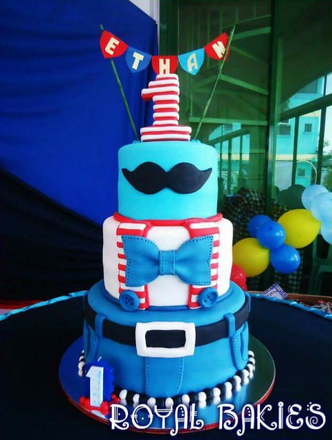 Little Man Cake by Lora Miles Capulong Reyes of ROYAL Bakies Cakes and Cupcakes Creations