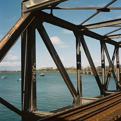 The Tauranga Harbour Rail bridge built 1925