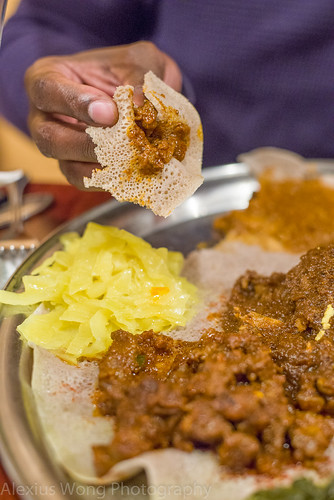 Eating Ethiopian