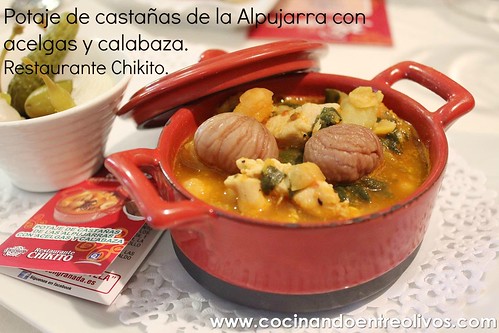 Potaje castañas Chikito www.cocinandoentreolivos.com
