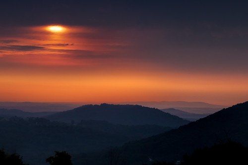 morning mountains clouds sunrise dawn glow pennsylvania valley blueridgesummit colormorning