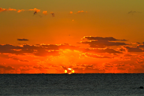 red orange beach clouds sunrise mexico 2011 jpandersenimages