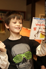 nick unwrapped a new movie   diary of a wimpy kid 