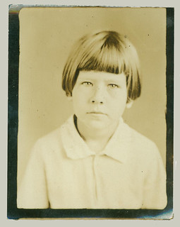 Photobooth portrait of a girl