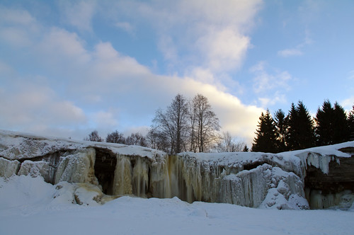snow ice water river waterfall estonia pentax lumi juga vesi eesti jää k7 jägalajuga jägalajõgi