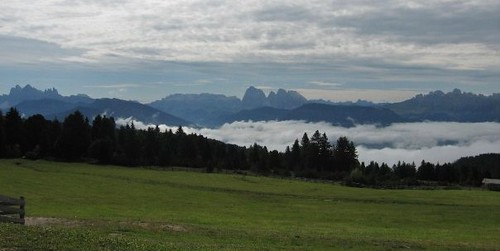 morning travel italy mist mountain alps nature tirol europe view hiking south hike vista moutains dolomites brixen bressanone