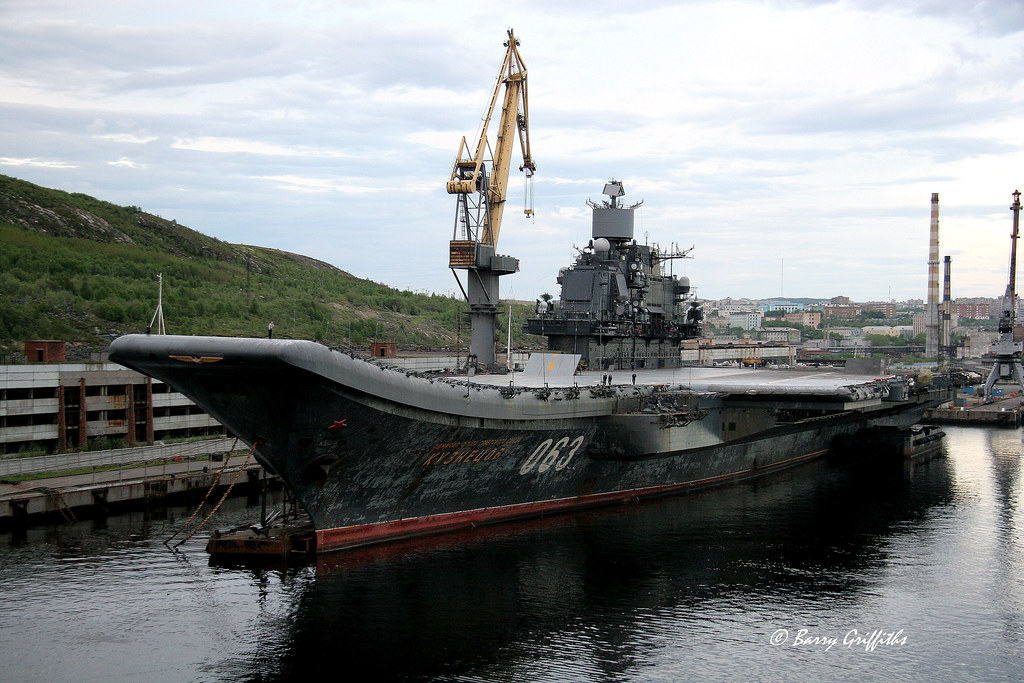 russian aircraft carrier admiral kuznetsov  cv 063  murman u2026
