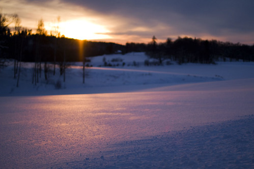 winter sunset snow sweden sverige östergötland canon50mmf14usm bjärkasäby canoneos7d