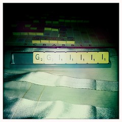 Worst Scrabble Ever - Photo of Benayes