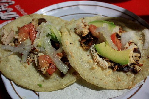 First tacos in Mexico