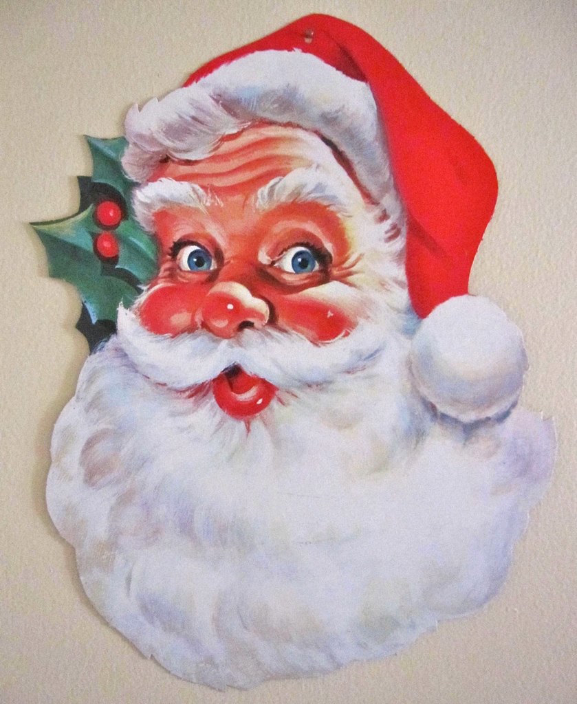 Biestle Santa Claus Face wall decoration